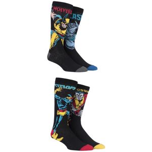 4 Pair Assorted Marvel X-Men Wolverine, Beast, Cyclops and Colossus Cotton Socks Men's 6-11 Mens - Film & TV Characters - Assorted - Size: 6-11 Mens 4 Pair Assorted Marvel X-Men Wolverine, Beast, Cyclops and Colossus Cotton Socks Men's 6-11 Mens - Film & TV Characters - Assorted - Size: 6-11 Mens