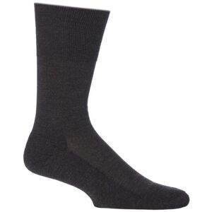 1 Pair Anthracite Melange Airport Plus Plain Virgin Wool and Cotton Cushioned Business Socks Men's 10-11 Mens - Falke - Grey - Size: 10-11 Mens 1 Pair Anthracite Melange Airport Plus Plain Virgin Wool and Cotton Cushioned Business Socks Men's 10-11 Mens - Falke - Grey - Size: 10-11 Mens