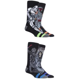 4 Pair Assorted Disney Star Wars Villains Darth Vader, Boba Fett, Emperor and Stormtrooper Socks Men's 11-13 Mens - Film & TV Characters - Assorted - Size: 11-13 Mens 4 Pair Assorted Disney Star Wars Villains Darth Vader, Boba Fett, Emperor and Stormtrooper Socks Men's 11-13 Mens - Film & TV Characters - Assorted - Size: 11-13 Mens