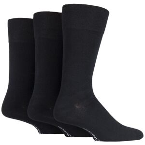 3 Pair Black Plain Comfort Cuff Socks Men's 7-11 Mens - Glenmuir - Black - Size: 7-11 Mens 3 Pair Black Plain Comfort Cuff Socks Men's 7-11 Mens - Glenmuir - Black - Size: 7-11 Mens