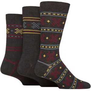 Mens 3 Pair Glenmuir Gift Tagged Patterned Bamboo Socks Charcoal Pattern 7-11 Mens - Multi Coloured - Size: 7-11 Mens Mens 3 Pair Glenmuir Gift Tagged Patterned Bamboo Socks Charcoal Pattern 7-11 Mens - Multi Coloured - Size: 7-11 Mens