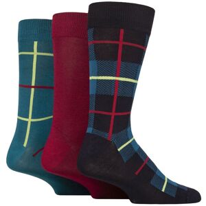 SockShop Mens 3 Pair Glenmuir Gift Tagged Patterned Bamboo Socks Navy / Teal / Burgundy 7-11 - Multi Coloured - Size: 7-11 Mens SockShop Mens 3 Pair Glenmuir Gift Tagged Patterned Bamboo Socks Navy / Teal / Burgundy 7-11 - Multi Coloured - Size: 7-11 Mens