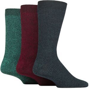 Mens 3 Pair Glenmuir Bamboo Leisure Socks Green / Wine 7-11 Mens - Assorted - Size: 7-11 Mens Mens 3 Pair Glenmuir Bamboo Leisure Socks Green / Wine 7-11 Mens - Assorted - Size: 7-11 Mens