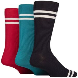Mens 3 Pair Glenmuir Bamboo Leisure Socks Sports Stripes Navy / Teal / Red 7-11 Mens - Assorted - Size: 7-11 Mens Mens 3 Pair Glenmuir Bamboo Leisure Socks Sports Stripes Navy / Teal / Red 7-11 Mens - Assorted - Size: 7-11 Mens