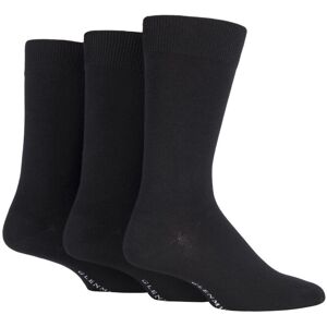 3 Pair Black Classic Bamboo Plain Socks Men's 7-11 Mens - Glenmuir - Black - Size: 7-11 Mens 3 Pair Black Classic Bamboo Plain Socks Men's 7-11 Mens - Glenmuir - Black - Size: 7-11 Mens