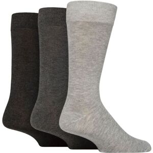 3 Pair Charcoal Classic Bamboo Plain Socks Men's 7-11 Mens - Glenmuir - Grey - Size: 7-11 Mens 3 Pair Charcoal Classic Bamboo Plain Socks Men's 7-11 Mens - Glenmuir - Grey - Size: 7-11 Mens
