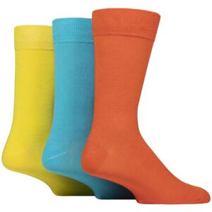 SockShop Mens 3 Pair Glenmuir Classic Bamboo Plain Socks Orange / Blue / Yellow 7-11 - Assorted - Size: 7-11 Mens SockShop Mens 3 Pair Glenmuir Classic Bamboo Plain Socks Orange / Blue / Yellow 7-11 - Assorted - Size: 7-11 Mens