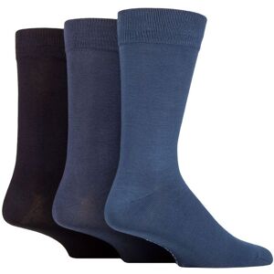 3 Pair Navy Classic Bamboo Plain Socks Men's 7-11 Mens - Glenmuir - Blue - Size: 7-11 Mens 3 Pair Navy Classic Bamboo Plain Socks Men's 7-11 Mens - Glenmuir - Blue - Size: 7-11 Mens