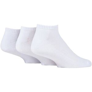 3 Pair White Bamboo Cushioned Sports Socks Men's 7-11 Mens - Glenmuir - White - Size: 7-11 Mens 3 Pair White Bamboo Cushioned Sports Socks Men's 7-11 Mens - Glenmuir - White - Size: 7-11 Mens