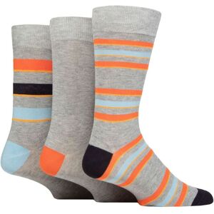 Mens 3 Pair Glenmuir Patterned Bamboo Socks Stripes Light Grey 7-11 - Grey - Size: 7-11 Mens Mens 3 Pair Glenmuir Patterned Bamboo Socks Stripes Light Grey 7-11 - Grey - Size: 7-11 Mens