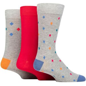 Mens 3 Pair Glenmuir Patterned Bamboo Socks Diamonds Light Grey 7-11 - Grey - Size: 7-11 Mens Mens 3 Pair Glenmuir Patterned Bamboo Socks Diamonds Light Grey 7-11 - Grey - Size: 7-11 Mens