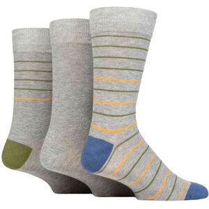 Mens 3 Pair Glenmuir Patterned Bamboo Socks Small Stripes Light Grey 7-11 - Grey - Size: 7-11 Mens Mens 3 Pair Glenmuir Patterned Bamboo Socks Small Stripes Light Grey 7-11 - Grey - Size: 7-11 Mens