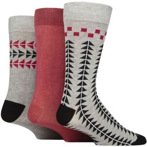 Mens 3 Pair Glenmuir Patterned Bamboo Socks Square and Triangles Grey 7-11 - Grey - Size: 7-11 Mens Mens 3 Pair Glenmuir Patterned Bamboo Socks Square and Triangles Grey 7-11 - Grey - Size: 7-11 Mens