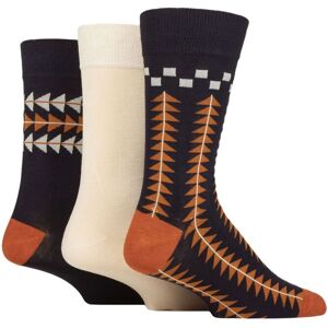 Mens 3 Pair Glenmuir Patterned Bamboo Socks Square and Triangles Navy 7-11 - Blue - Size: 7-11 Mens Mens 3 Pair Glenmuir Patterned Bamboo Socks Square and Triangles Navy 7-11 - Blue - Size: 7-11 Mens
