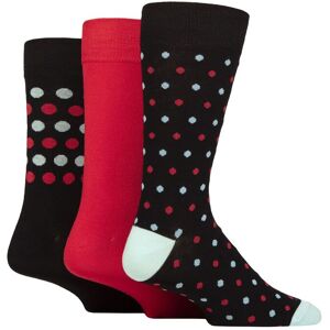 SockShop Mens 3 Pair Glenmuir Patterned Bamboo Socks Black / Red / Blue 7-11 - Multi Coloured - Size: 7-11 Mens SockShop Mens 3 Pair Glenmuir Patterned Bamboo Socks Black / Red / Blue 7-11 - Multi Coloured - Size: 7-11 Mens