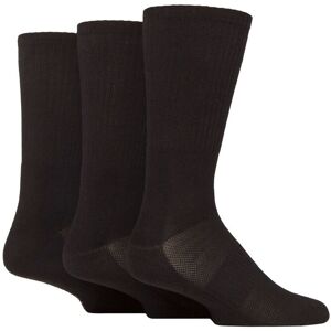 Mens 3 Pair Glenmuir Half Cushioned Bamboo Sports Socks Black 7-11 Mens - Black - Size: 7-11 Mens Mens 3 Pair Glenmuir Half Cushioned Bamboo Sports Socks Black 7-11 Mens - Black - Size: 7-11 Mens