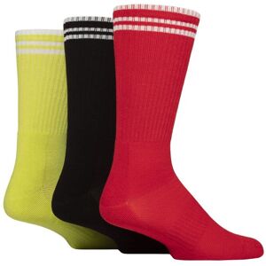 Mens 3 Pair Glenmuir Half Cushioned Bamboo Sports Socks Red / Black / Lime 7-11 Mens - Assorted - Size: 7-11 Mens Mens 3 Pair Glenmuir Half Cushioned Bamboo Sports Socks Red / Black / Lime 7-11 Mens - Assorted - Size: 7-11 Mens