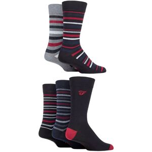Mens 5 Pair Farah Patterned Striped and Argyle Cotton Socks Stripe Black / Berry 6-11 Mens - Black - Size: 6-11 Mens Mens 5 Pair Farah Patterned Striped and Argyle Cotton Socks Stripe Black / Berry 6-11 Mens - Black - Size: 6-11 Mens