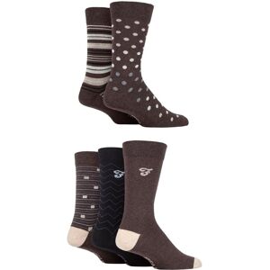 Mens 5 Pair Farah Patterned Striped and Argyle Cotton Socks Pattern Brown 6-11 Mens - Brown - Size: 6-11 Mens Mens 5 Pair Farah Patterned Striped and Argyle Cotton Socks Pattern Brown 6-11 Mens - Brown - Size: 6-11 Mens