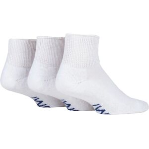3 Pair White Footnurse Gentle Grip Diabetic Ankle Socks Men's 9-11 Mens - Iomi - White - Size: 9-11 Mens 3 Pair White Footnurse Gentle Grip Diabetic Ankle Socks Men's 9-11 Mens - Iomi - White - Size: 9-11 Mens