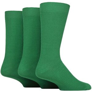 SockShop Mens 3 Pair Glenmuir Laird Cotton Ribbed Trouser Socks Greens 7-11 Mens - Green - Size: 7-11 Mens SockShop Mens 3 Pair Glenmuir Laird Cotton Ribbed Trouser Socks Greens 7-11 Mens - Green - Size: 7-11 Mens