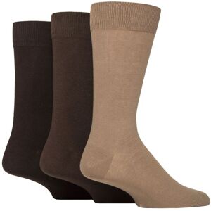 SockShop Mens 3 Pair Glenmuir Endrick Cotton Plain Trouser Socks Browns 7-11 Mens - Brown - Size: 7-11 Mens SockShop Mens 3 Pair Glenmuir Endrick Cotton Plain Trouser Socks Browns 7-11 Mens - Brown - Size: 7-11 Mens