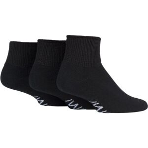 3 Pair Black Footnurse Gentle Grip Diabetic Ankle Socks Men's 9-11 Mens - Iomi - Black - Size: 9-11 Mens 3 Pair Black Footnurse Gentle Grip Diabetic Ankle Socks Men's 9-11 Mens - Iomi - Black - Size: 9-11 Mens