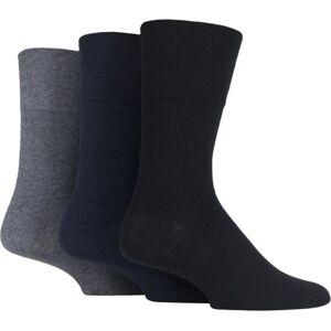 3 Pair Black / Navy / Grey Footnurse Gentle Grip Diabetic Socks Men's 6-11 Mens - Iomi - Multi Coloured - Size: 6-11 Mens 3 Pair Black / Navy / Grey Footnurse Gentle Grip Diabetic Socks Men's 6-11 Mens - Iomi - Multi Coloured - Size: 6-11 Mens