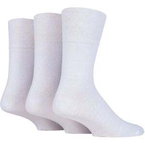 3 Pair White Footnurse Gentle Grip Diabetic Socks Men's 6-11 Mens - Iomi - White - Size: 6-11 Mens 3 Pair White Footnurse Gentle Grip Diabetic Socks Men's 6-11 Mens - Iomi - White - Size: 6-11 Mens