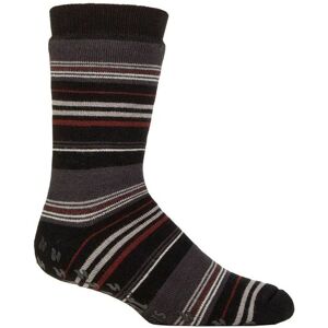 Mens 1 Pair SOCKSHOP Heat Holders IOMI FootNurse Raynaud's 3.1 TOG Striped Thermal Slipper Socks Stripe Black 6-11 - Black - Size: 6-11 Mens Mens 1 Pair SOCKSHOP Heat Holders IOMI FootNurse Raynaud's 3.1 TOG Striped Thermal Slipper Socks Stripe Black 6-11 - Black - Size: 6-11 Mens