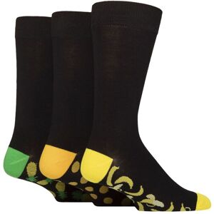 Mens 3 Pair SOCKSHOP Wildfeet Patterned Spots and Stripes Bamboo Socks Footbed Banana / Orange / Apples 7-11 - Multi Coloured - Size: 7-11 Mens Mens 3 Pair SOCKSHOP Wildfeet Patterned Spots and Stripes Bamboo Socks Footbed Banana / Orange / Apples 7-11 - Multi Coloured - Size: 7-11 Mens