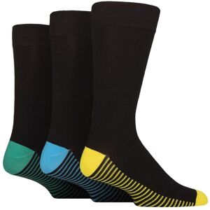 Mens 3 Pair SOCKSHOP Wildfeet Patterned Spots and Stripes Bamboo Socks Footbed Stripey Yellow / Blue 7-11 Mens - Black - Size: 7-11 Mens Mens 3 Pair SOCKSHOP Wildfeet Patterned Spots and Stripes Bamboo Socks Footbed Stripey Yellow / Blue 7-11 Mens - Black - Size: 7-11 Mens
