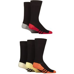 Mens 5 Pair SOCKSHOP Wildfeet Bamboo Patterned Socks Striped Sole Red / Grey / Orange 7-11 Mens - Multi Coloured - Size: 7-11 Mens Mens 5 Pair SOCKSHOP Wildfeet Bamboo Patterned Socks Striped Sole Red / Grey / Orange 7-11 Mens - Multi Coloured - Size: 7-11 Mens