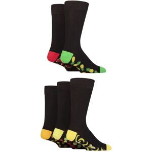 Mens 5 Pair SOCKSHOP Wildfeet Bamboo Patterned Socks Footbed Fruits 7-11 - Multi Coloured - Size: 7-11 Mens Mens 5 Pair SOCKSHOP Wildfeet Bamboo Patterned Socks Footbed Fruits 7-11 - Multi Coloured - Size: 7-11 Mens
