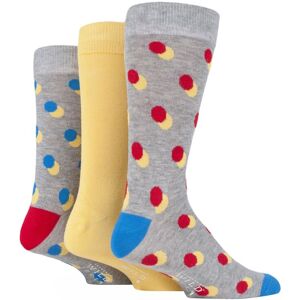 3 Pair Light Grey Bamboo Double Dot Socks Men's 7-11 Mens - Wild Feet - Grey - Size: 7-11 Mens 3 Pair Light Grey Bamboo Double Dot Socks Men's 7-11 Mens - Wild Feet - Grey - Size: 7-11 Mens