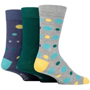 Wild Feet Mens 3 Pair SOCKSHOP Wildfeet Patterned Spots and Stripes Bamboo Socks Grey Multi Size Spots 7-11 Mens - Multi Coloured - Size: 7-11 Mens Wild Feet Mens 3 Pair SOCKSHOP Wildfeet Patterned Spots and Stripes Bamboo Socks Grey Multi Size Spots 7-11 Mens - Multi Coloured - Size: 7-11 Mens
