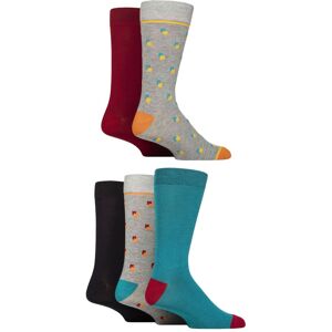 Mens 5 Pair SOCKSHOP Wildfeet Bamboo Patterned Socks Square Spotty Grey 7-11 - Multi Coloured - Size: 7-11 Mens Mens 5 Pair SOCKSHOP Wildfeet Bamboo Patterned Socks Square Spotty Grey 7-11 - Multi Coloured - Size: 7-11 Mens