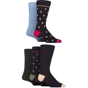 Mens 5 Pair SOCKSHOP Wildfeet Bamboo Patterned Socks Square Spotty Navy 7-11 - Multi Coloured - Size: 7-11 Mens Mens 5 Pair SOCKSHOP Wildfeet Bamboo Patterned Socks Square Spotty Navy 7-11 - Multi Coloured - Size: 7-11 Mens