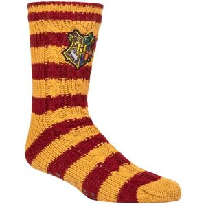 Film & TV Characters Mens and Women's 1 Pair SOCKSHOP Harry Potter Chunky Cable Lined Slipper Socks Assorted 6-11 Mens - Multi Coloured - Size: 6-11 Mens Film & TV Characters Mens and Women's 1 Pair SOCKSHOP Harry Potter Chunky Cable Lined Slipper Socks Assorted 6-11 Mens - Multi Coloured - Size: 6-11 Mens