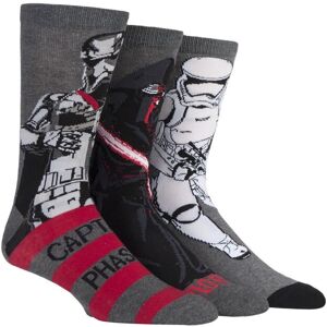 3 Pair Assorted Star Wars New Villains Kylo Ren, Captain Phasma and Storm Trooper Socks Men's 11-13 Mens - Film & TV Characters - Assorted - Size: 11-13 Mens 3 Pair Assorted Star Wars New Villains Kylo Ren, Captain Phasma and Storm Trooper Socks Men's 11-13 Mens - Film & TV Characters - Assorted - Size: 11-13 Mens