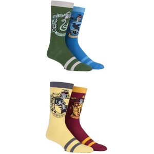 Film & TV Characters Mens 4 Pair Harry Potter House Badge Socks Assorted 11-13 Mens - Assorted - Size: 11-13 Mens Film & TV Characters Mens 4 Pair Harry Potter House Badge Socks Assorted 11-13 Mens - Assorted - Size: 11-13 Mens
