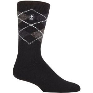 Mens 1 Pair SOCKSHOP Heat Holders 1.6 TOG Lite Striped, Patterned & Argyle Socks Lyon Argyle Black 6-11 Mens - Black - Size: 6-11 Mens Mens 1 Pair SOCKSHOP Heat Holders 1.6 TOG Lite Striped, Patterned & Argyle Socks Lyon Argyle Black 6-11 Mens - Black - Size: 6-11 Mens