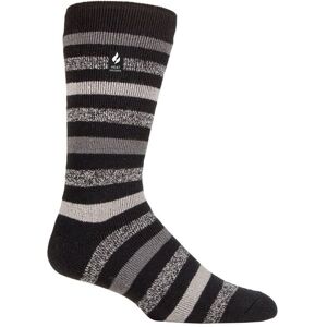 Mens 1 Pair SOCKSHOP Heat Holders 1.6 TOG Lite Striped, Patterned & Argyle Socks Split Medium Stripe Black 6-11 Mens - Black - Size: 6-11 Mens Mens 1 Pair SOCKSHOP Heat Holders 1.6 TOG Lite Striped, Patterned & Argyle Socks Split Medium Stripe Black 6-11 Mens - Black - Size: 6-11 Mens
