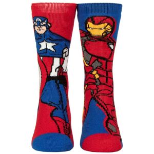 Mens 1 Pair SOCKSHOP Heat Holders Marvel 1.6 TOG Lite Iron Man and Captain America Thermal Socks Blue / Red 6-11 - Multi Coloured - Size: 6-11 Mens Mens 1 Pair SOCKSHOP Heat Holders Marvel 1.6 TOG Lite Iron Man and Captain America Thermal Socks Blue / Red 6-11 - Multi Coloured - Size: 6-11 Mens
