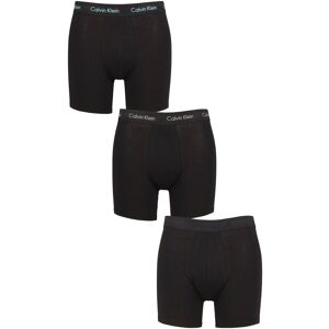 Mens 3 Pack Calvin Klein Cotton Stretch Longer Leg Trunks Cool Water / Grey Sand S - Multi Coloured - Size: Small Mens 3 Pack Calvin Klein Cotton Stretch Longer Leg Trunks Cool Water / Grey Sand S - Multi Coloured - Size: Small