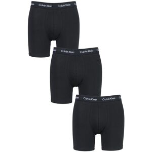 3 Pack Black / Black Cotton Stretch Longer Leg Boxer Brief Shorts Men's Small - Calvin Klein - Black - Size: Small 3 Pack Black / Black Cotton Stretch Longer Leg Boxer Brief Shorts Men's Small - Calvin Klein - Black - Size: Small