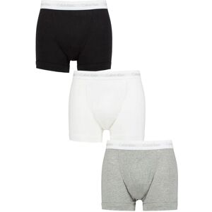 Mens 3 Pack Calvin Klein Cotton Stretch Trunks Black / White XXXXL - Assorted - Size: 4X-Large Mens 3 Pack Calvin Klein Cotton Stretch Trunks Black / White XXXXL - Assorted - Size: 4X-Large