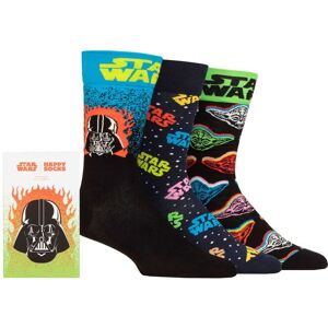 Happy Socks 3 Pair Star Wars Gift Boxed Cotton Socks Black 4-7 Unisex - Black - Size: 4-7 Unisex Happy Socks 3 Pair Star Wars Gift Boxed Cotton Socks Black 4-7 Unisex - Black - Size: 4-7 Unisex