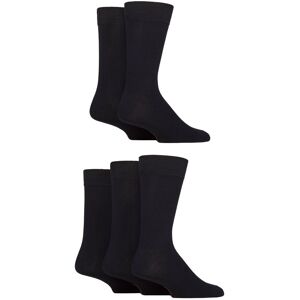 Mens 5 Pair SOCKSHOP Plain, Striped and Patterned Bamboo Socks Navy Plain 7-11 - Blue - Size: 7-11 Mens Mens 5 Pair SOCKSHOP Plain, Striped and Patterned Bamboo Socks Navy Plain 7-11 - Blue - Size: 7-11 Mens