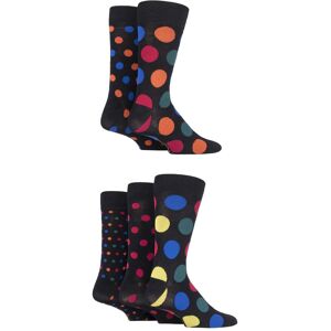 5 Pair Black Jewel Polka Dot Bamboo Socks Men's 7-11 Mens - SOCKSHOP - Multi Coloured - Size: 7-11 Mens 5 Pair Black Jewel Polka Dot Bamboo Socks Men's 7-11 Mens - SOCKSHOP - Multi Coloured - Size: 7-11 Mens